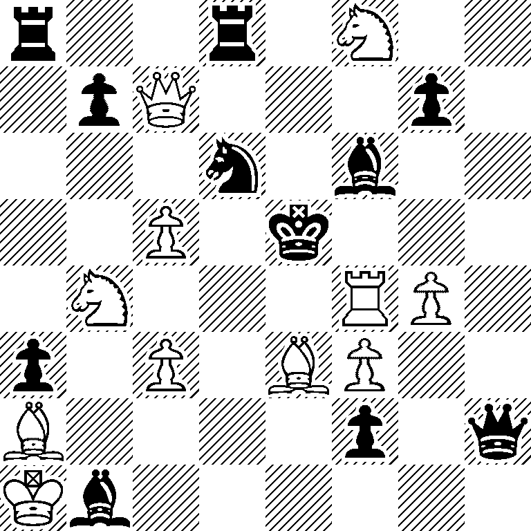 r2r1N2/1pQ3p1/3n1b2/2P1k3/1N3RP1/p1P1BP2/B4p1q/Kb6