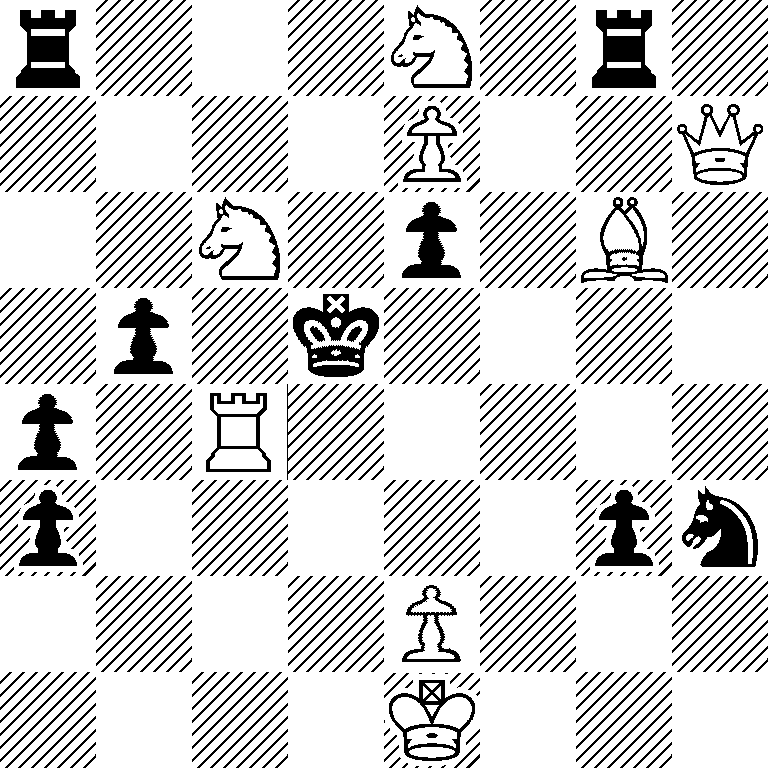 r3N1r1/4P2Q/2N1p1B1/1p1k4/p1R5/p5pn/4P3/4K3