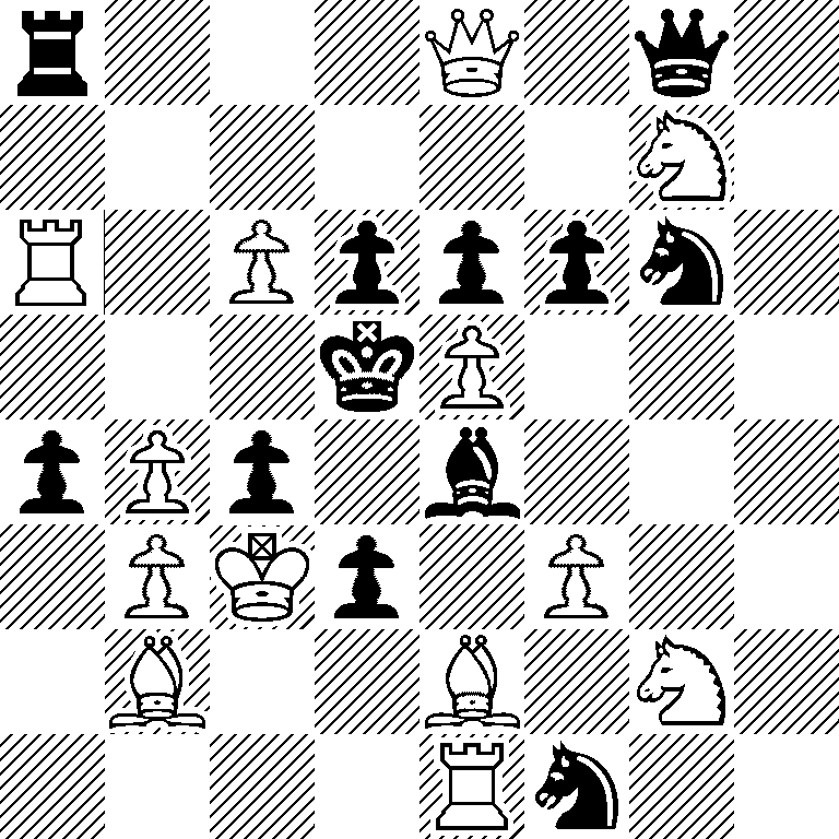 r3Q1q1/6N1/R1Ppppn1/3kP3/pPp1b3/1PKp1P2/1B2B1N1/4Rn2