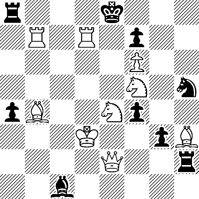 r3k3/1R1R1p2/5P2/5N1n/pB2Np2/3K2pB/4Q2r/2b5
