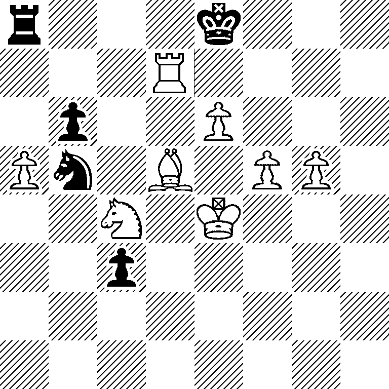 r3k3/3R4/1p2P3/Pn1B1PP1/2N1K3/2p5/8/8