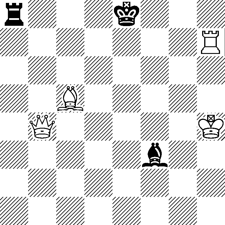 r3k3/7R/8/2B5/1Q5K/5b2/8/8