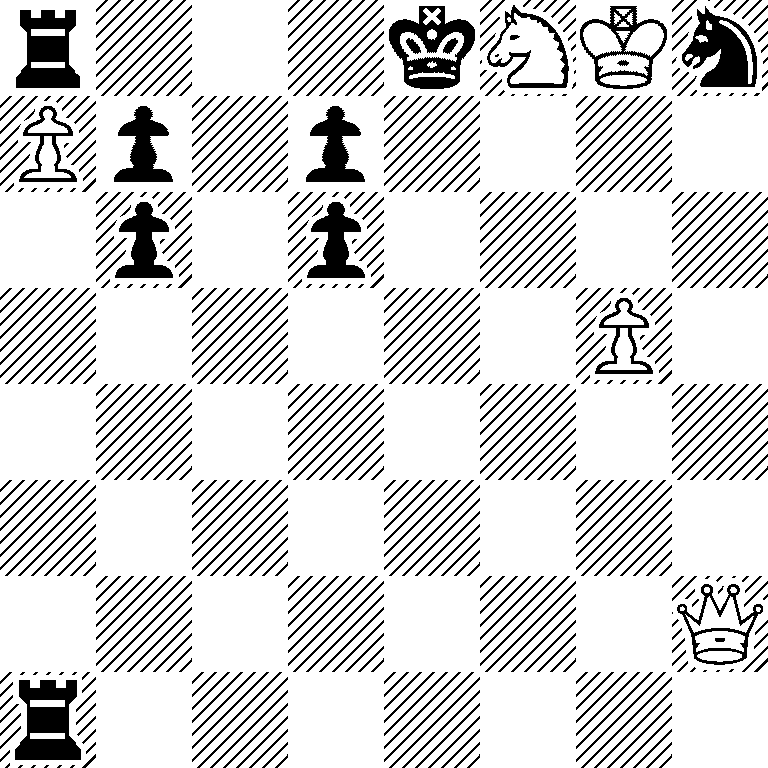 r3kNKn/Pp1p4/1p1p4/6P1/8/8/7Q/r7