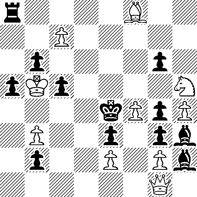 r4B2/2P5/1p4p1/pKp4N/4kPpP/1P2p1pb/1p2P1Pb/6Q1