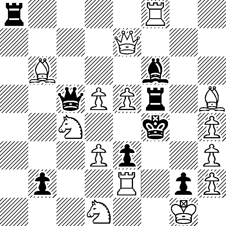 r4R2/4Q3/1B3b2/2qPPr1B/2N2k1P/3Pp2P/1p2R1pP/3N2K1