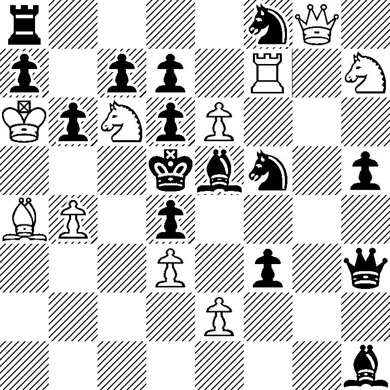 r4nQ1/p1pp1R1N/KpNpP3/3kbn1p/BP1p4/3P1p1q/4P3/7b