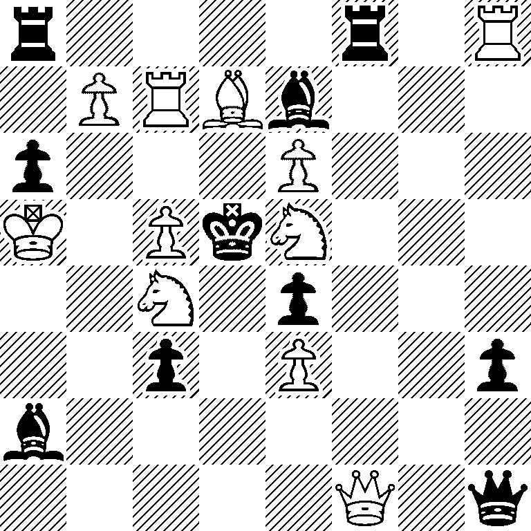 r4r1R/1PRBb3/p3P3/K1PkN3/2N1p3/2p1P2p/b7/5Q1q