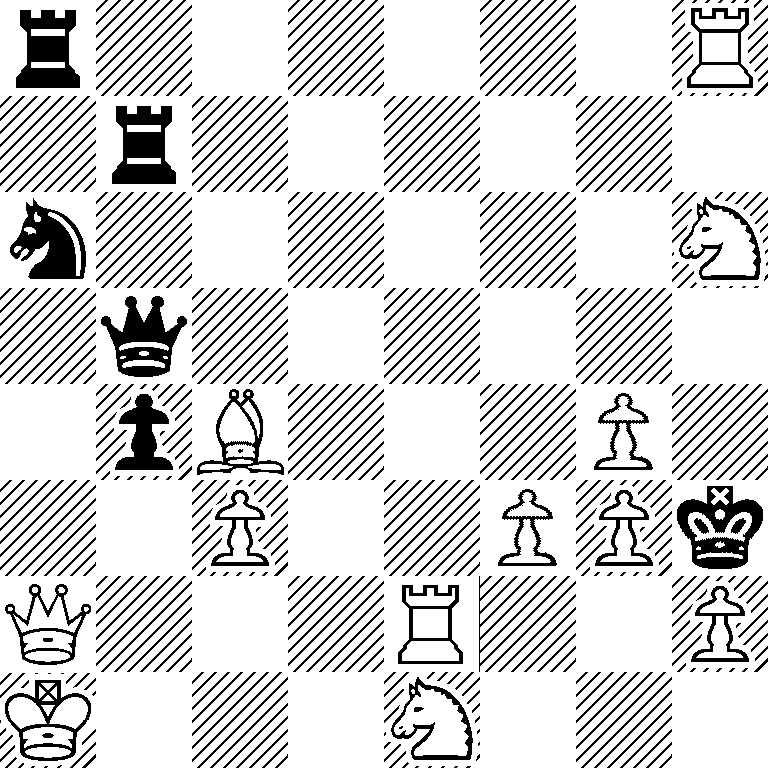 r6R/1r6/n6N/1q6/1pB3P1/2P2PPk/Q3R2P/K3N3