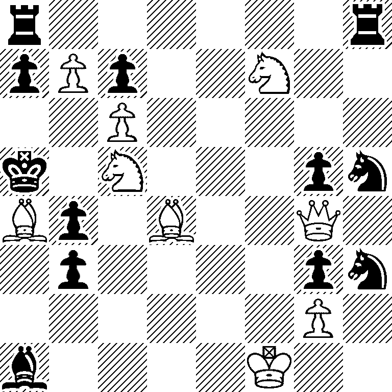 r6r/pPp2N2/2P5/k1N3pn/Bp1B2Q1/1p4pn/6P1/b4K2