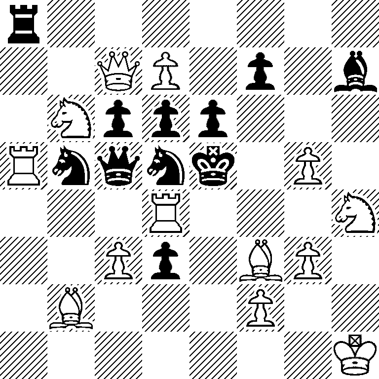 r7/2QP1p1b/1Nppp3/Rnqnk1P1/3R3N/2Pp1BP1/1B3P2/7K