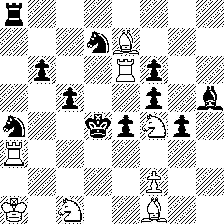 r7/3nB3/1p2Rp2/2p2p1b/n2kpNp1/R7/5P2/K1N2B2