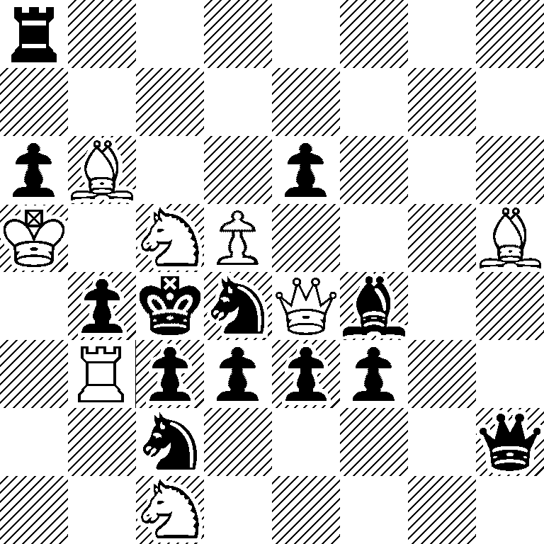 r7/8/pB2p3/K1NP3B/1pknQb2/1Rpppp2/2n4q/2N5