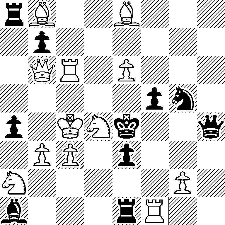 rB2B3/1p6/1QR1P3/5pn1/p1KNk2q/1PP1p3/N5P1/b3rR2