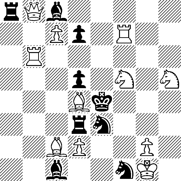 rQb5/2Pp1R2/1R6/3p1N1N/3Bk3/3rn3/2BP2P1/2b2nK1