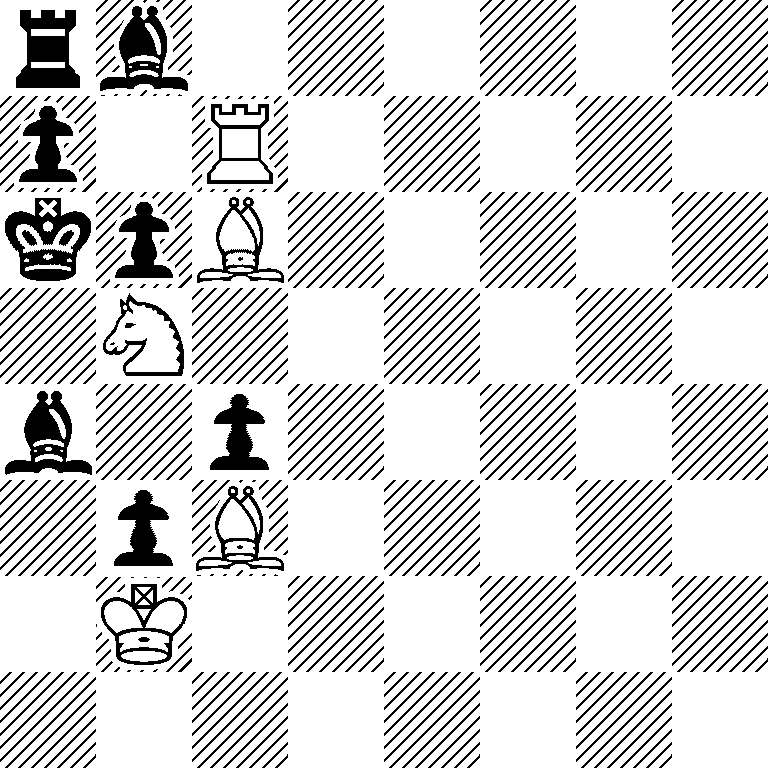 rb6/p1R5/kpB5/1N6/b1p5/1pB5/1K6/8