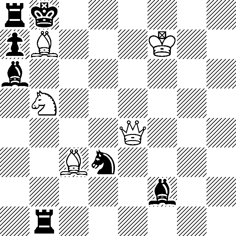 rk6/pB3K2/b7/1N6/4Q3/2Bn4/5b2/1r6