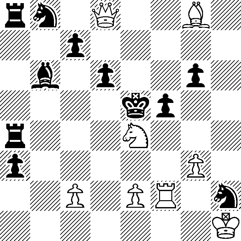 rn1Q2B1/2p5/1b1p2p1/4kp2/r3N3/p5P1/2P1PR1n/7K