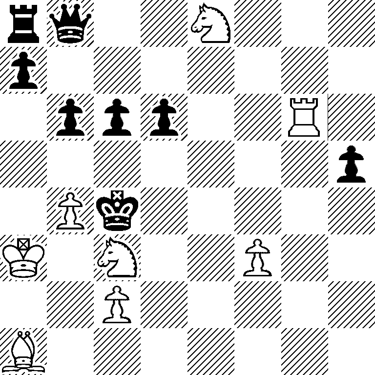 rq2N3/p7/1ppp2R1/7p/1Pk5/K1N2P2/2P5/B7