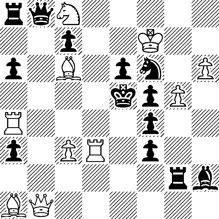 rqN5/2p2K2/p1B1pn1P/4kpP1/R4p2/p1PR1p2/6rb/BQ6