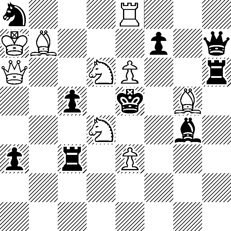 s3R3/KB3p1q/Q2SP2r/2p1k1B1/3S2b1/p1r1P3/8/8